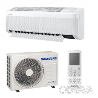 Настенный кондиционер SAMSUNG GEO WindFree AR18BXFAMWKNUA Wi-Fi R32
Samsung AR18. . фото 1