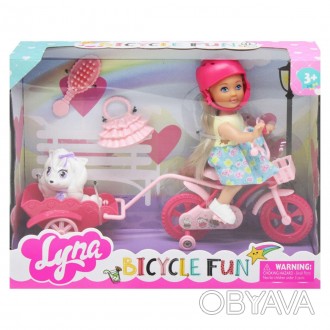 Игровой набор Mic Кукла Милана на велосипеде вид 2 (4606)