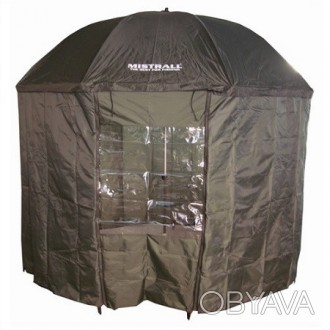 Зонт-палатка для рыбака d2.5м 1окно SF23775. . фото 1