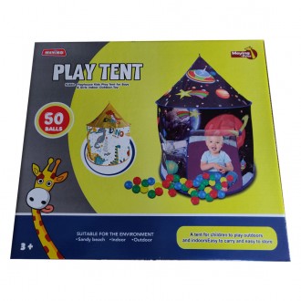 Детская палатка игровая "Meying" Play Tent Magic,космос и планети,для маленьких . . фото 3