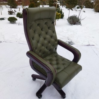 Нове шкіряне крісло ручної роботи.
Виконане з натуральної шкіри «люкс&raq. . фото 13