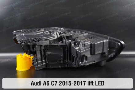 Новый корпус фары Audi A6 C7 LED (2014-2018) IV поколение рестайлинг левый.
В на. . фото 7