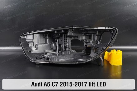 Новый корпус фары Audi A6 C7 LED (2014-2018) IV поколение рестайлинг левый.
В на. . фото 2