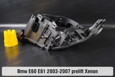 Новый корпус фары BMW 5 E60 E61 Xenon (2003-2007) V поколение дорестайлинг правы. . фото 11