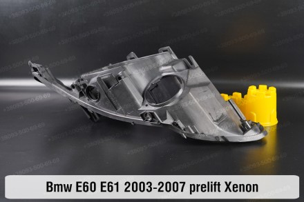 Новый корпус фары BMW 5 E60 E61 Xenon (2003-2007) V поколение дорестайлинг правы. . фото 4
