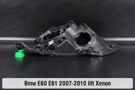 Новый корпус фары BMW 5 E60 E61 Xenon (2007-2010) V поколение рестайлинг правый.. . фото 3