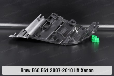 Новый корпус фары BMW 5 E60 E61 Xenon (2007-2010) V поколение рестайлинг правый.. . фото 11