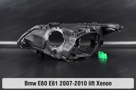 Новый корпус фары BMW 5 E60 E61 Xenon (2007-2010) V поколение рестайлинг правый.. . фото 4
