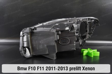 Новый корпус фары BMW 5 F10 F11 Xenon (2009-2013) VI поколение дорестайлинг прав. . фото 7