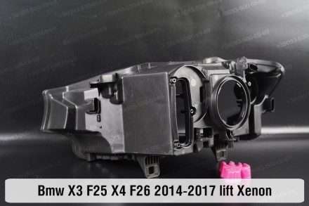 Новый корпус фары BMW X3 F25 Xenon (2014-2017) II поколение рестайлинг правый.
В. . фото 9
