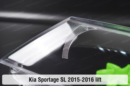 Скло на фару KIA Sportage SL (2014-2016) III покоління рестайлінг ліве.У наявнос. . фото 7
