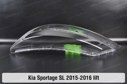 Скло на фару KIA Sportage SL (2014-2016) III покоління рестайлінг ліве.У наявнос. . фото 8