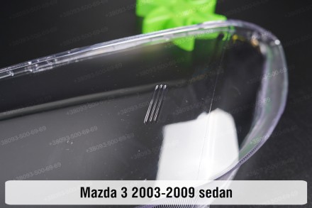 Стекло на фару Mazda 3 BK Sedan (2003-2009) I поколение левое.В наличии стекла ф. . фото 6