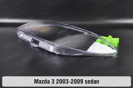 Стекло на фару Mazda 3 BK Sedan (2003-2009) I поколение левое.В наличии стекла ф. . фото 5
