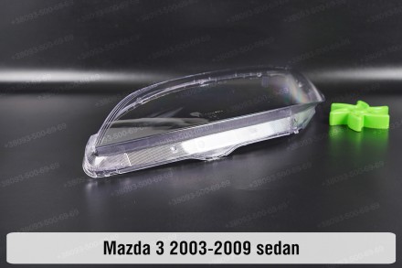 Стекло на фару Mazda 3 BK Sedan (2003-2009) I поколение левое.В наличии стекла ф. . фото 4
