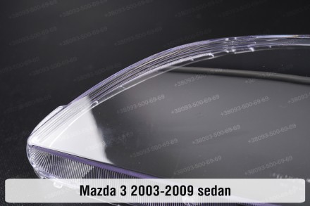 Стекло на фару Mazda 3 BK Sedan (2003-2009) I поколение левое.В наличии стекла ф. . фото 7