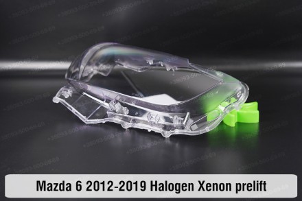 Стекло на фару Mazda 6 GJ1 Halogen Xenon (2012-2018) III поколение правое.В нали. . фото 5