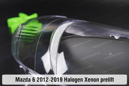 Стекло на фару Mazda 6 GJ1 Halogen Xenon (2012-2018) III поколение правое.В нали. . фото 6