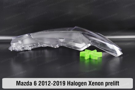 Стекло на фару Mazda 6 GJ1 Halogen Xenon (2012-2018) III поколение правое.В нали. . фото 4