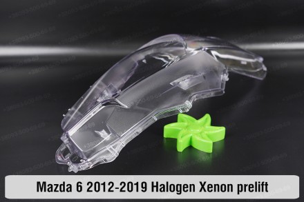Стекло на фару Mazda 6 GJ1 Halogen Xenon (2012-2018) III поколение правое.В нали. . фото 9