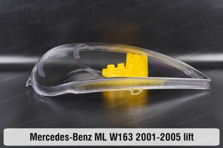 Стекло на фару Mercedes-Benz ML-Class W163 (2001-2005) I поколение рестайлинг пр. . фото 8