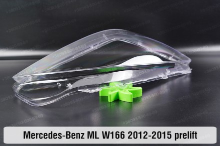 Стекло на фару Mercedes-Benz ML-Class W166 (2011-2015) III поколение дорестайлин. . фото 10