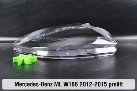Стекло на фару Mercedes-Benz ML-Class W166 (2011-2015) III поколение дорестайлин. . фото 7