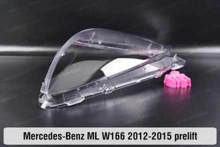Стекло на фару Mercedes-Benz ML-Class W166 (2011-2015) III поколение дорестайлин. . фото 4