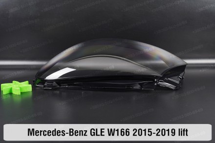 Стекло на фару Mercedes-Benz GLE-Class W166 (2015-2019) III поколение рестайлинг. . фото 6