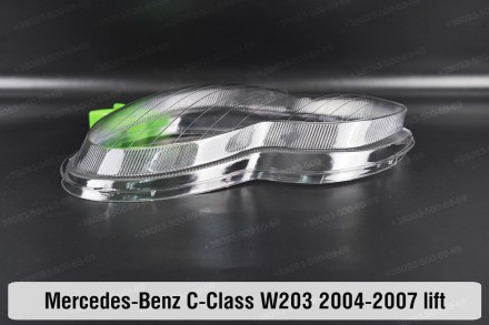Стекло на фару Mercedes-Benz C-Class W203 (2004-2008) рестайлинг левое.В наличии. . фото 8