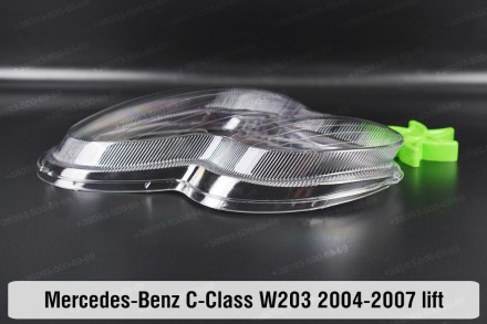 Стекло на фару Mercedes-Benz C-Class W203 (2004-2008) рестайлинг левое.В наличии. . фото 5