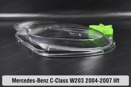 Стекло на фару Mercedes-Benz C-Class W203 (2004-2008) рестайлинг левое.В наличии. . фото 6