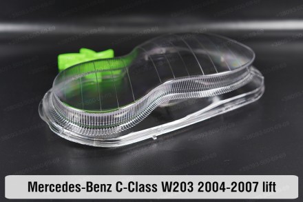 Стекло на фару Mercedes-Benz C-Class W203 (2004-2008) рестайлинг левое.В наличии. . фото 7