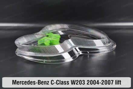 Стекло на фару Mercedes-Benz C-Class W203 (2004-2008) рестайлинг правое.В наличи. . фото 8