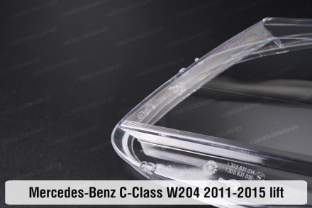 Стекло на фару Mercedes-Benz C-Class W204 (2011-2014) рестайлинг левое.В наличии. . фото 6