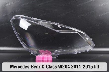 Стекло на фару Mercedes-Benz C-Class W204 (2011-2014) рестайлинг правое.В наличи. . фото 2