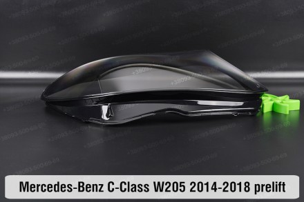 Стекло на фару Mercedes-Benz C-Class W205 (2013-2018) дорестайлинг правое.В нали. . фото 3