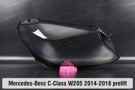 Стекло на фару Mercedes-Benz C-Class W205 (2013-2018) дорестайлинг правое.В нали. . фото 2