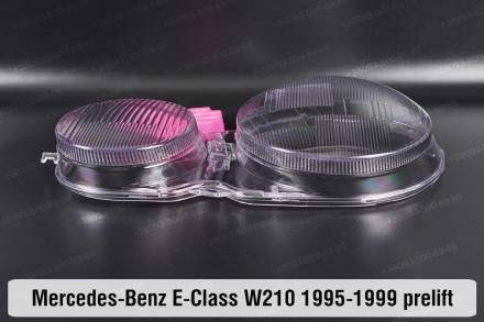 Скло на фару Mercedes-Benz E-Class W210 Halogen (1999-2003) рестайлінг ліве.
У н. . фото 6