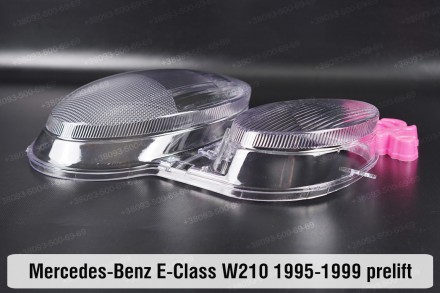 Скло на фару Mercedes-Benz E-Class W210 Halogen (1999-2003) рестайлінг ліве.
У н. . фото 9