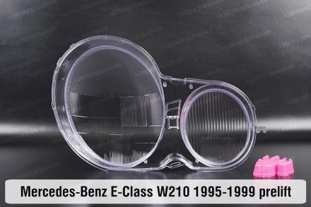 Стекло на фару Mercedes-Benz E-Class W210 Halogen (1999-2003) рестайлинг левое.
. . фото 4