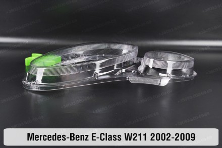 Скло на фару Mercedes-Benz E-Class W211 (2002-2009) дорестайлінг рестайлінг ліве. . фото 7