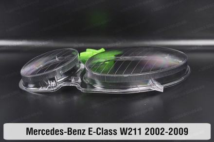 Скло на фару Mercedes-Benz E-Class W211 (2002-2009) дорестайлінг рестайлінг ліве. . фото 5