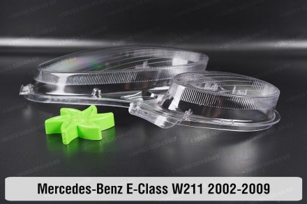 Стекло на фару Mercedes-Benz E-Class W211 (2002-2009) дорестайлинг рестайлинг ле. . фото 6
