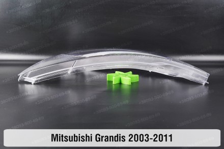 Скло на фару Mitsubishi Grandis (2003-2011) ліве.У наявності скло фар для наступ. . фото 7