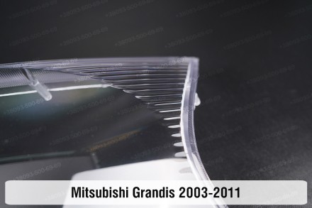 Скло на фару Mitsubishi Grandis (2003-2011) ліве.У наявності скло фар для наступ. . фото 4