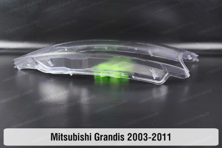 Скло на фару Mitsubishi Grandis (2003-2011) ліве.У наявності скло фар для наступ. . фото 8