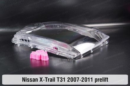 Скло на фару Nissan X-Trail T31 (2007-2011) III покоління дорестайлінг ліве.У на. . фото 9