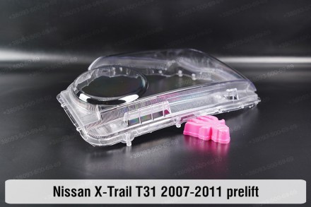 Скло на фару Nissan X-Trail T31 (2007-2011) III покоління дорестайлінг ліве.У на. . фото 6