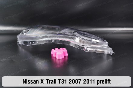 Скло на фару Nissan X-Trail T31 (2007-2011) III покоління дорестайлінг ліве.У на. . фото 8